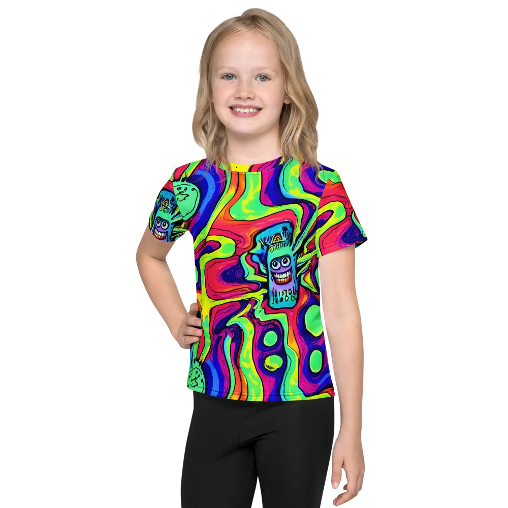 Frizzled Spirits on Kids Crew Neck T-Shirt — Front