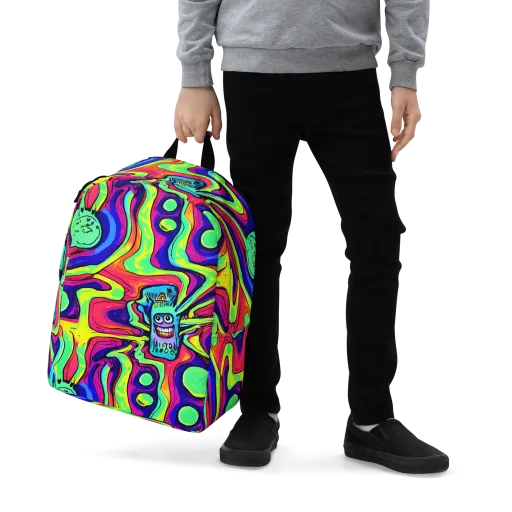 Frizzled Spirits on a Minimalist Backpack