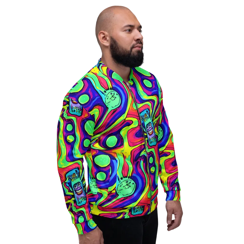 Frizzled Spirits on Bomber Jacket — Right