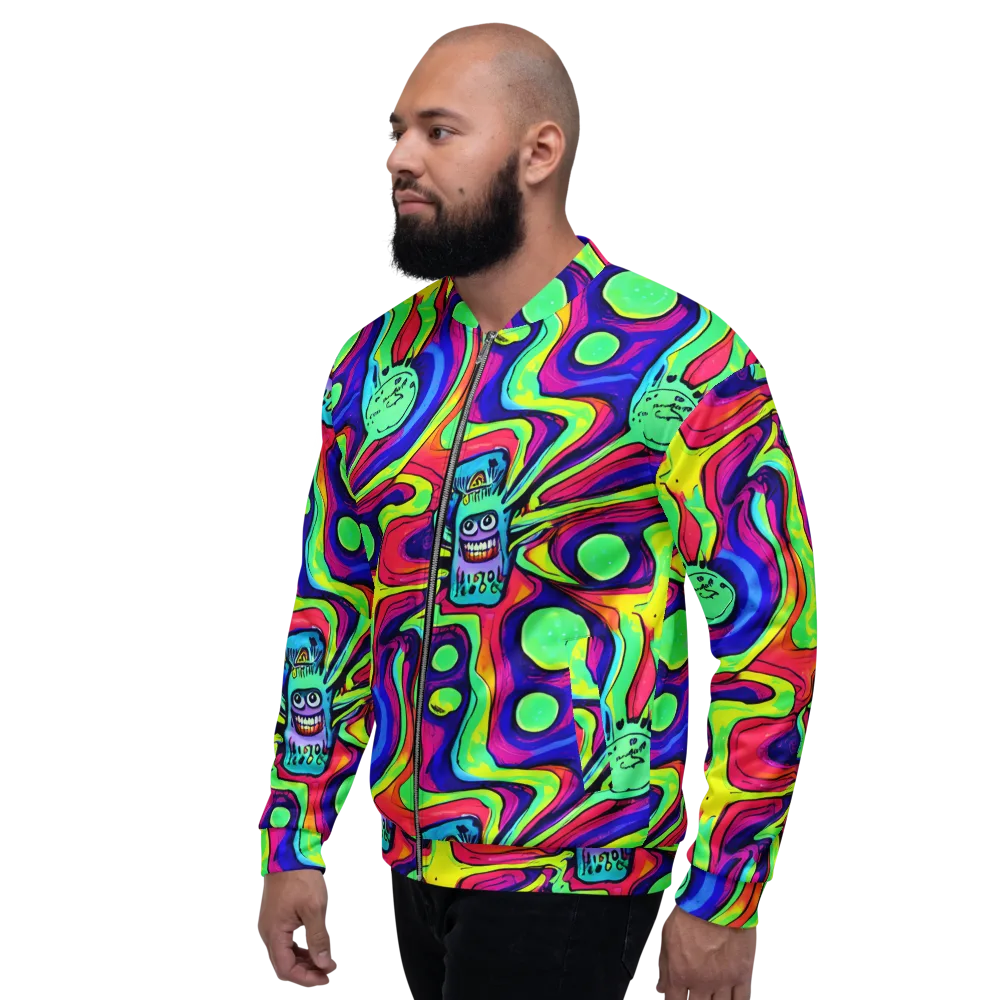 Frizzled Spirits on Bomber Jacket — Left