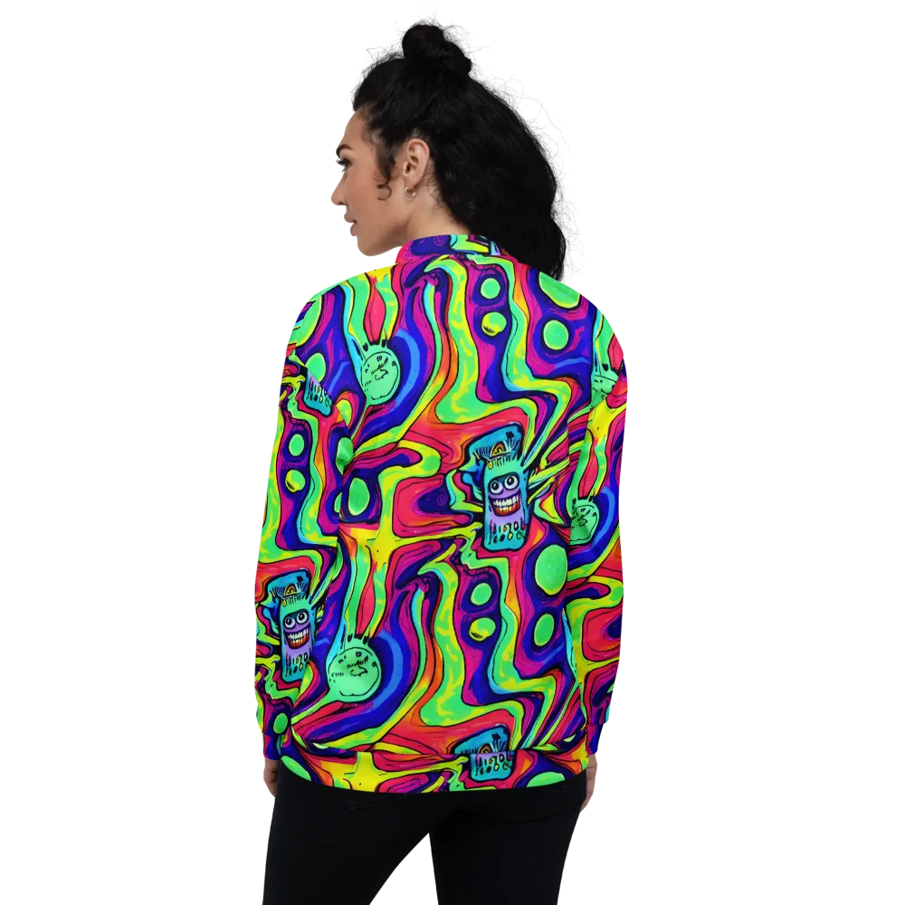 Frizzled Spirits on Bomber Jacket — Back
