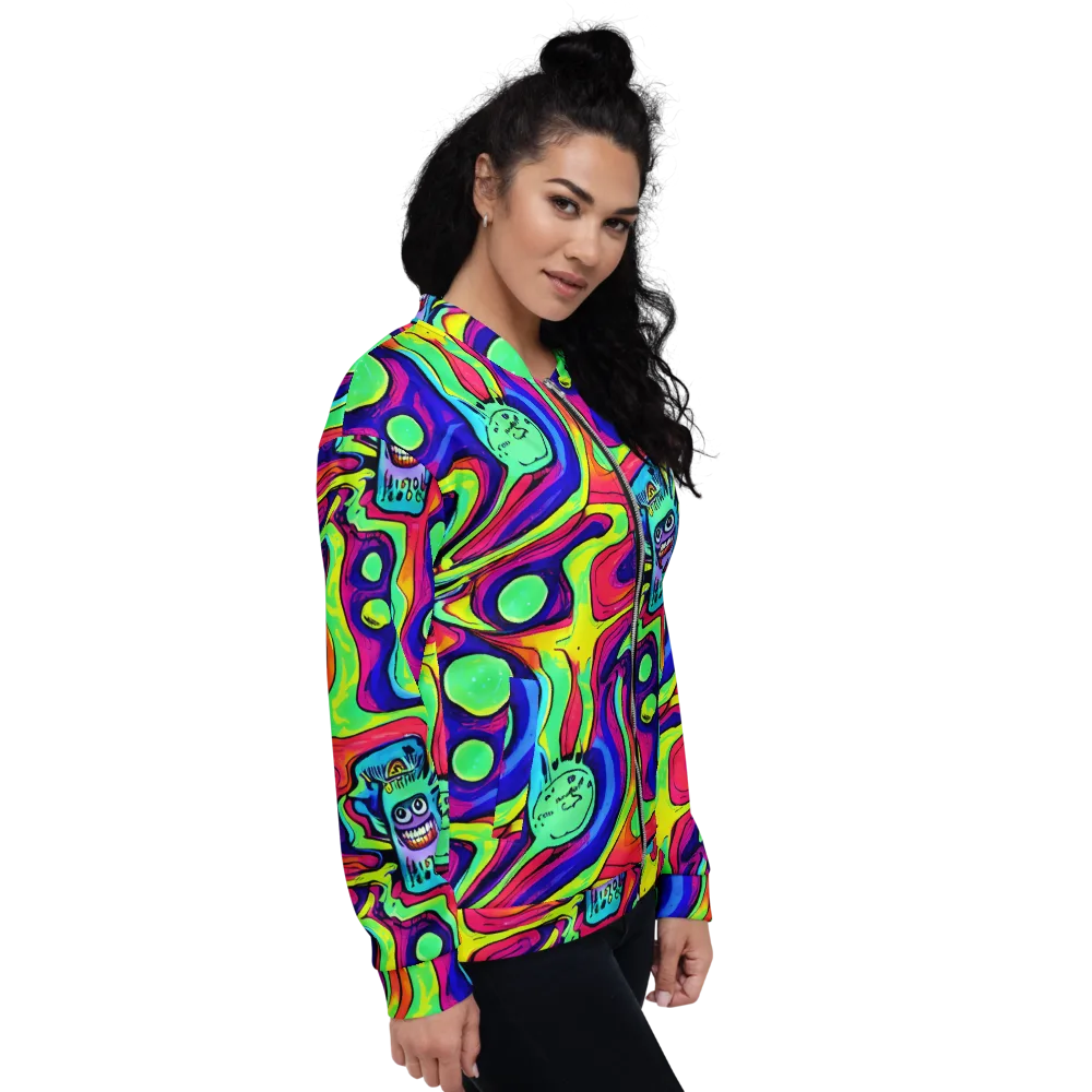 Frizzled Spirits on Bomber Jacket — Right