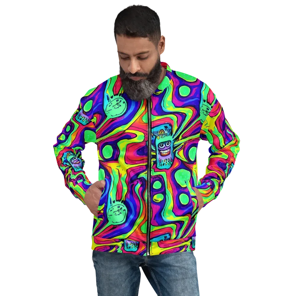 Frizzled Spirits on Bomber Jacket — Front