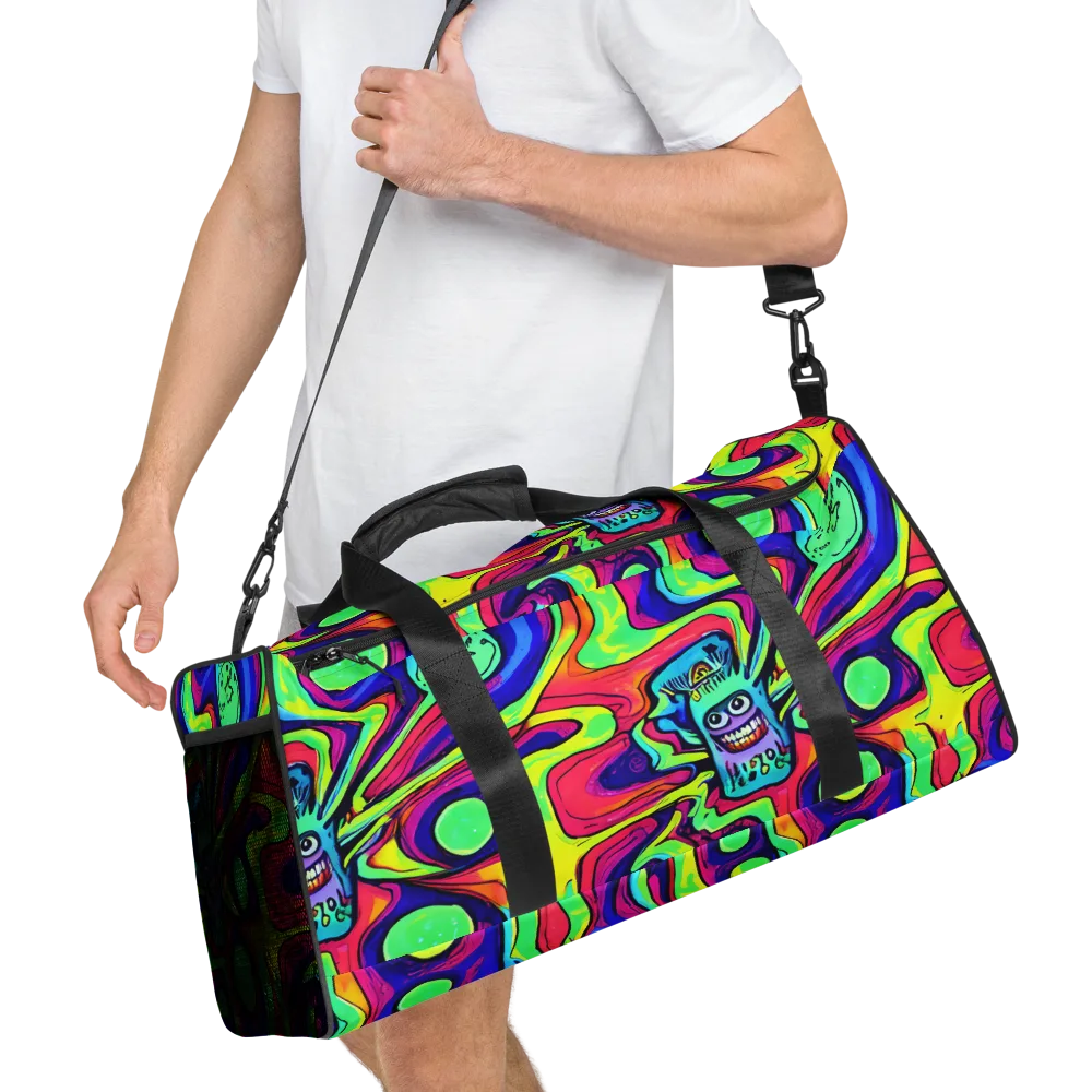 Frizzled Spirits on Duffle Bag — Right Front