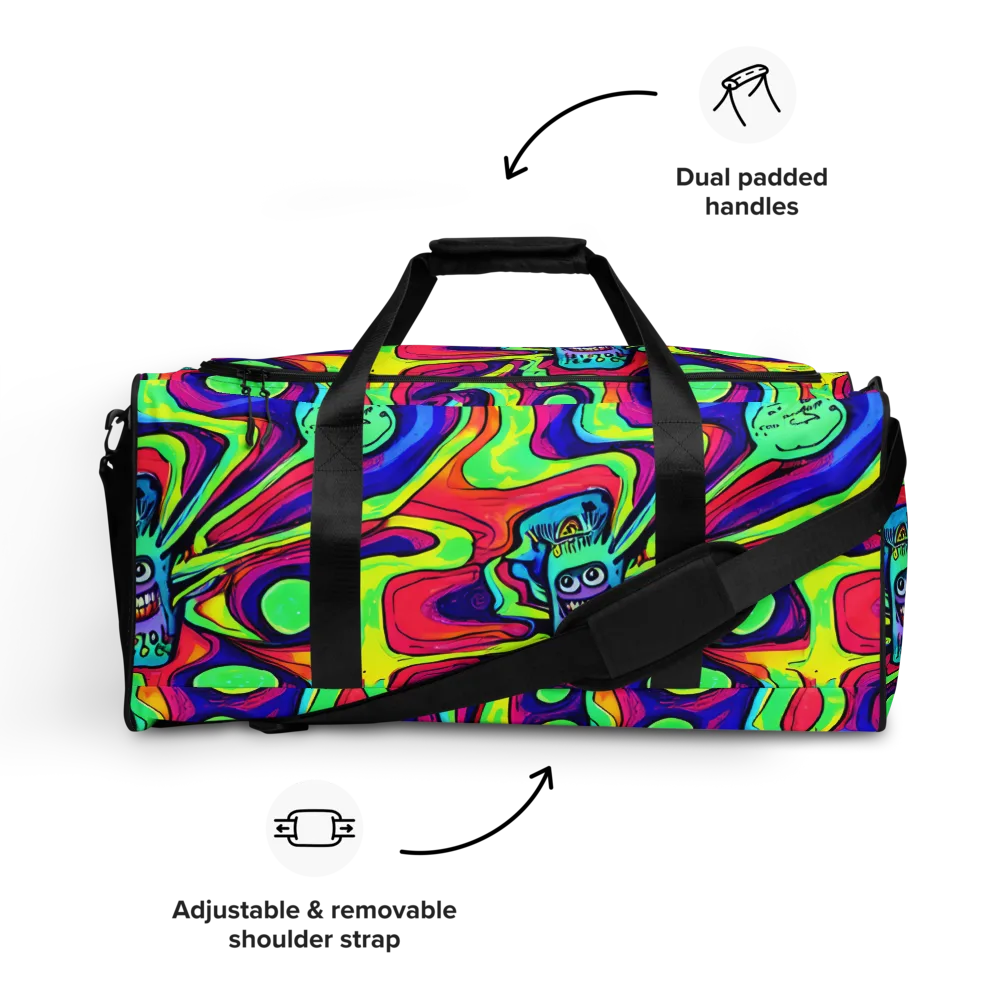 Frizzled Spirits on Duffle Bag — Front