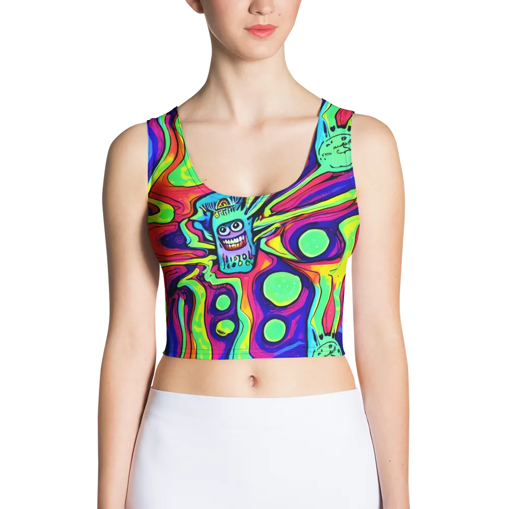 Frizzled Spirits on Crop Top — Front