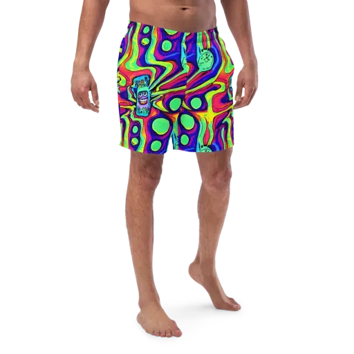 Frizzled Spirits on a Swim Trunks