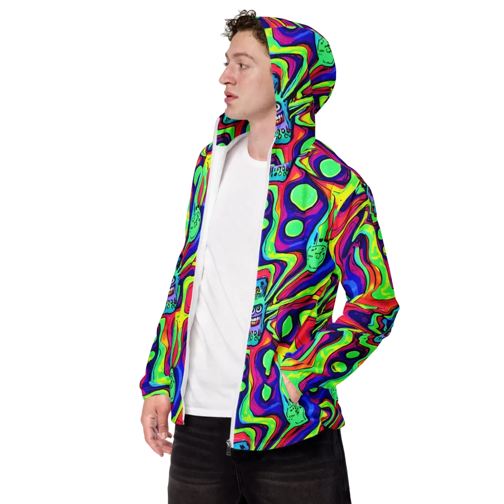 Frizzled Spirits on Men's Windbreaker — Left Front