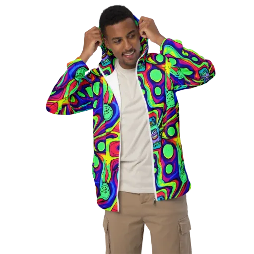 Frizzled Spirits on a Men's Windbreaker