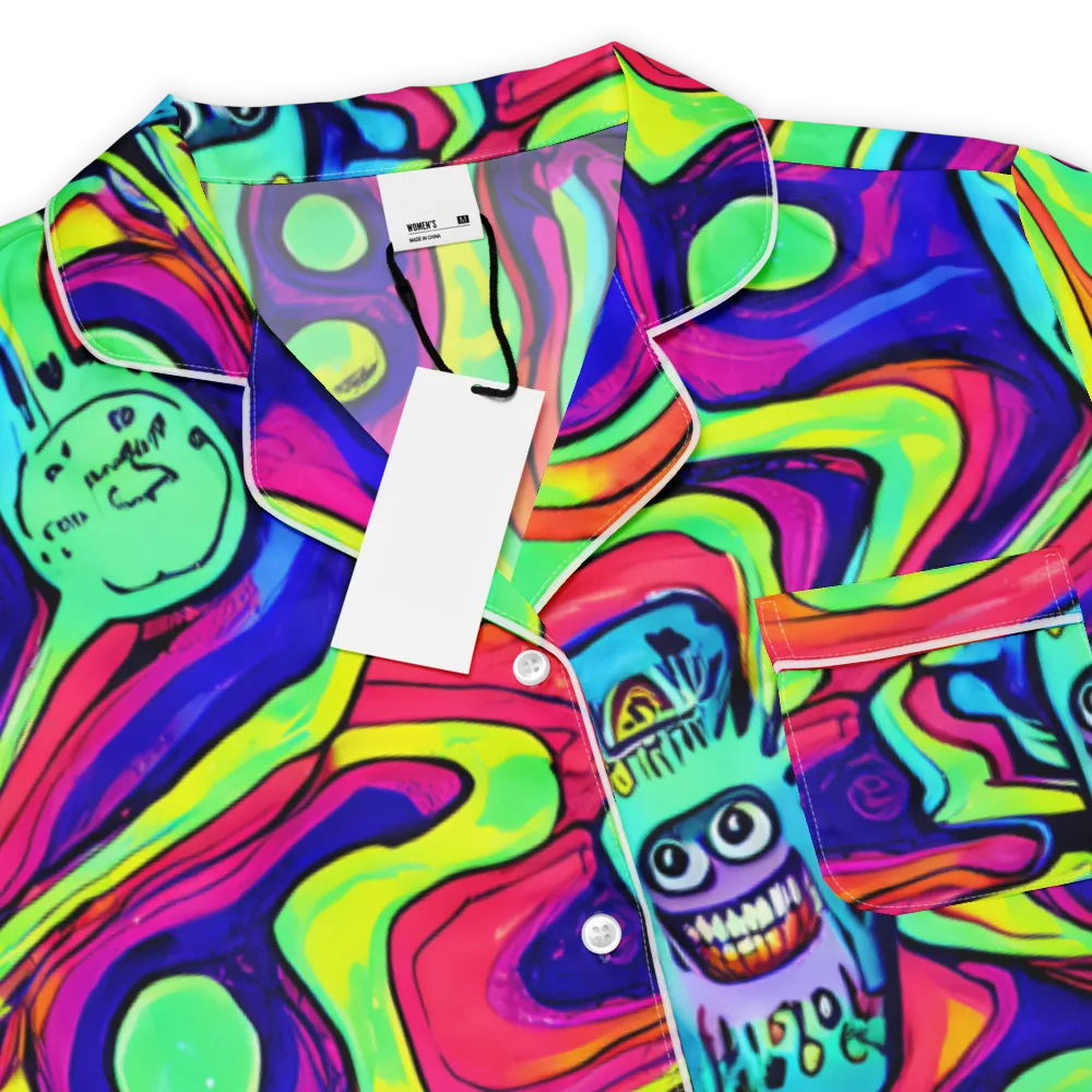 Frizzled Spirits on Women's Short Sleeve Pajama Top — Product details