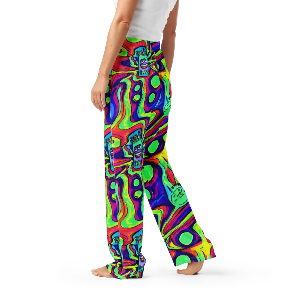 Frizzled Spirits on Women's Pajama Pants — Left