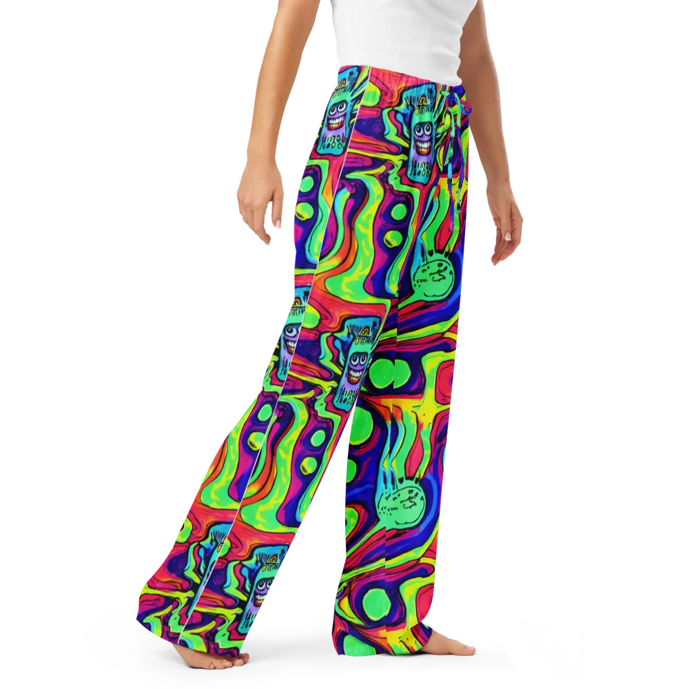 Frizzled Spirits on Women's Pajama Pants — Right Front