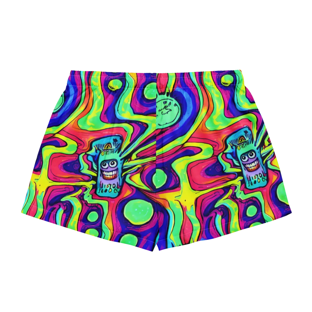Frizzled Spirits on Women's Pajama Shorts — Back