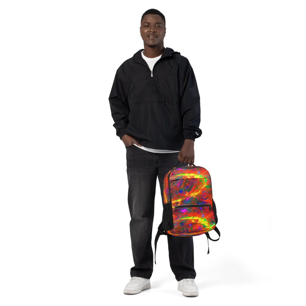 Blampied Blaze on Utility Backpack — Front