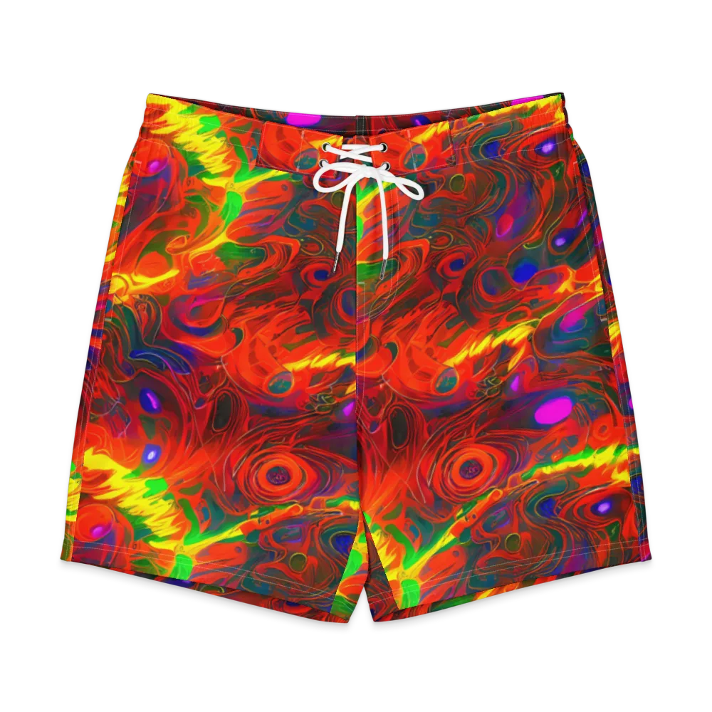 Blampied Blaze on Men's Board Shorts — Front