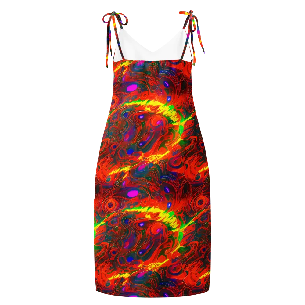 Blampied Blaze on Slip Dress — Back