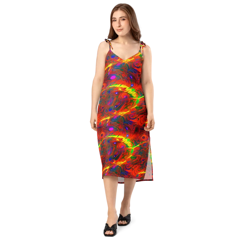 Blampied Blaze on Slip Dress — Front