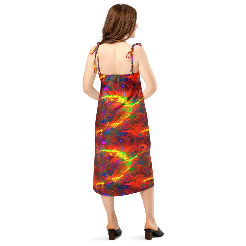 Blampied Blaze on Slip Dress — Back