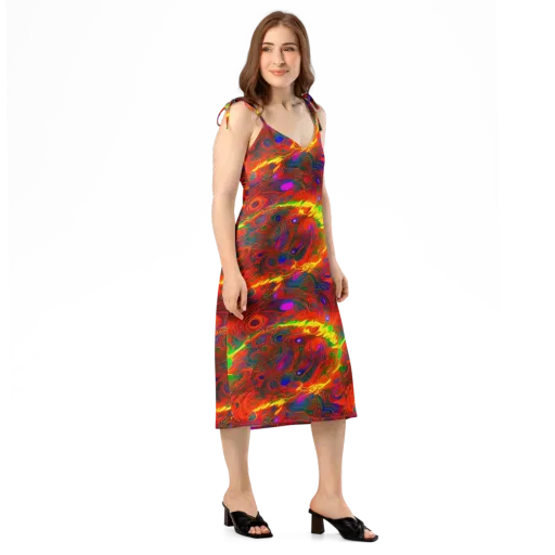 Blampied Blaze on a Slip Dress