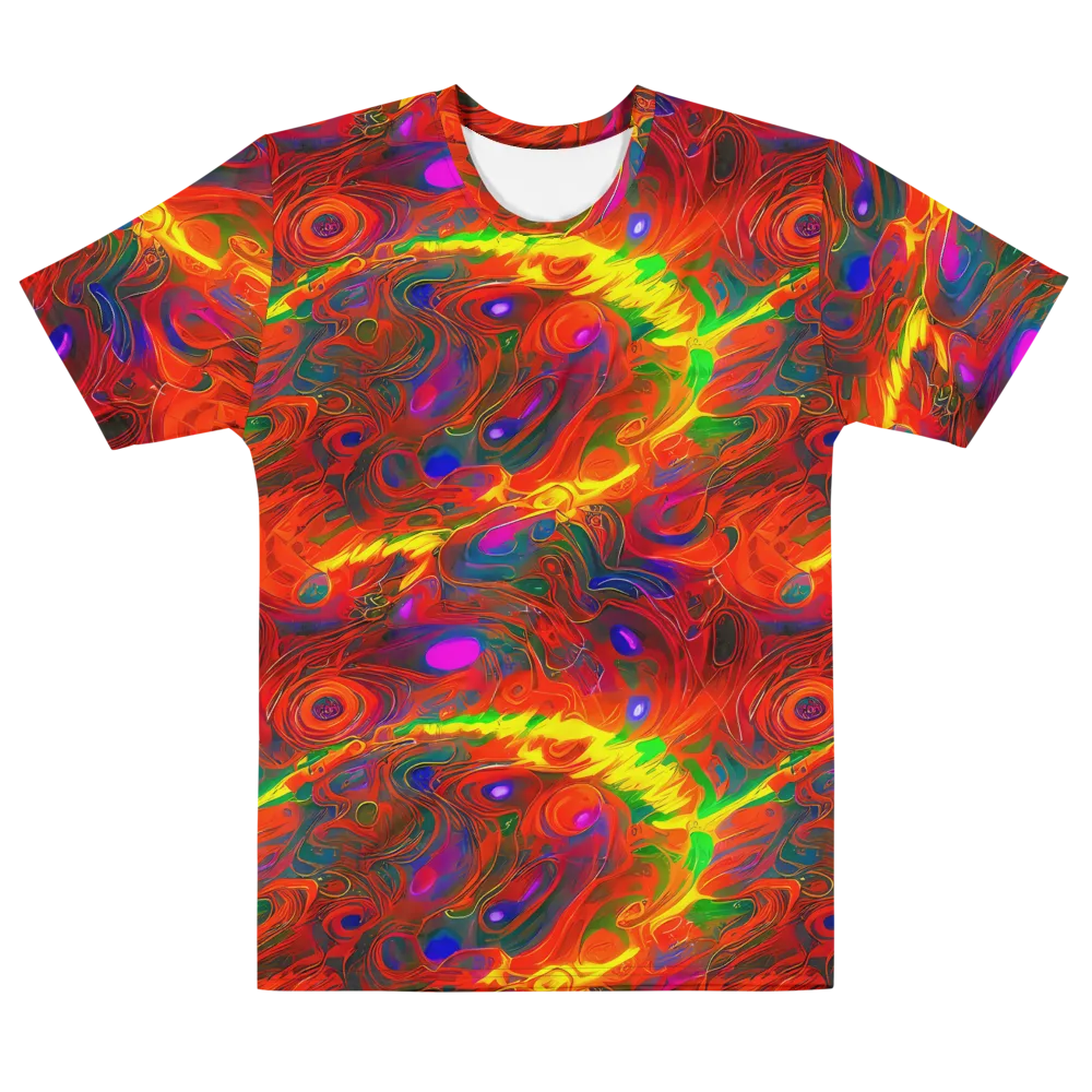 Blampied Blaze on Men's Cotton Crew Neck T-Shirt — Front