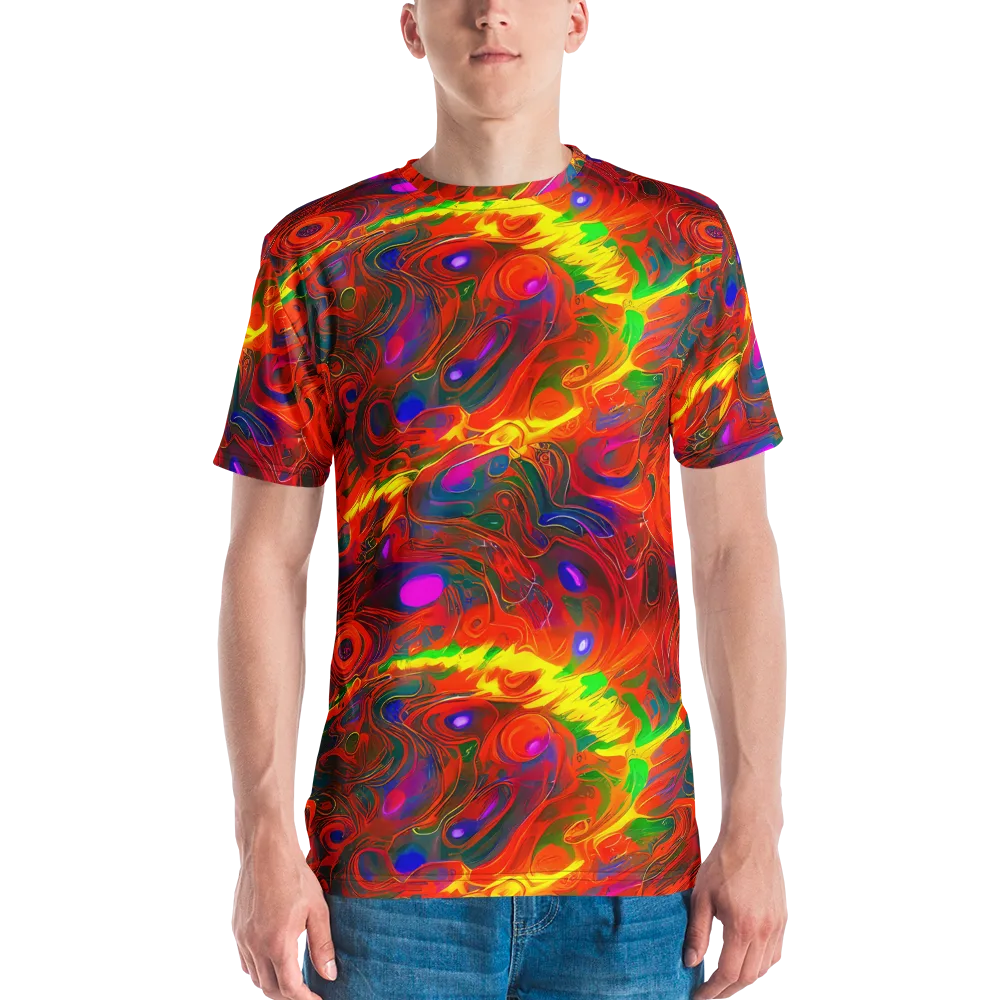 Blampied Blaze on Men's Crew Neck T-Shirt — Front