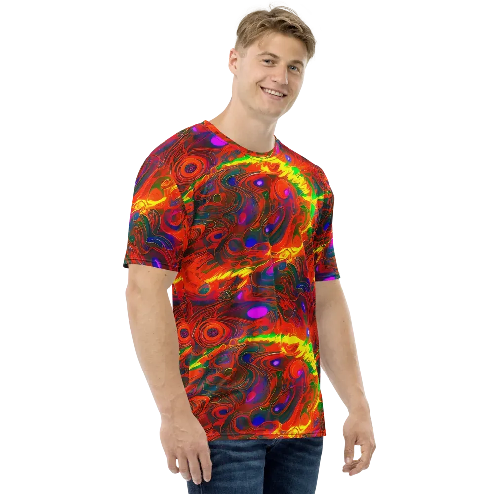 Blampied Blaze on Men's Crew Neck T-Shirt — Right