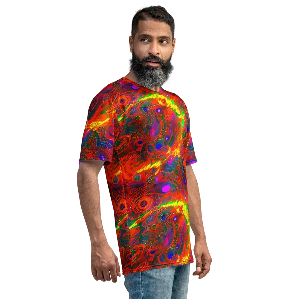 Blampied Blaze on Men's Crew Neck T-Shirt — Right