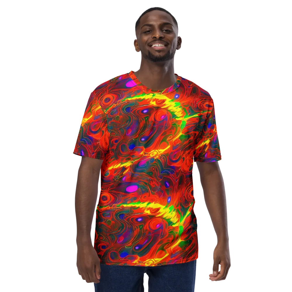 Blampied Blaze on Men's Crew Neck T-Shirt — Front