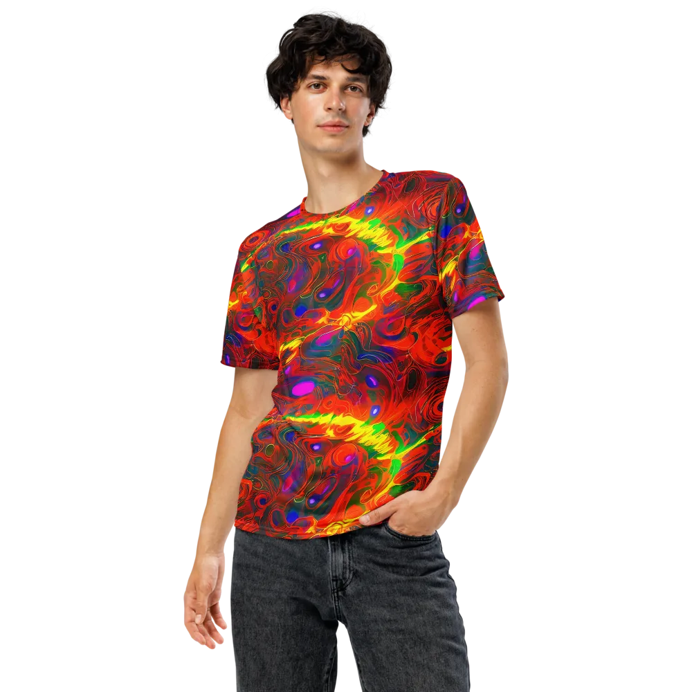 Blampied Blaze on Men's Crew Neck T-Shirt — Front