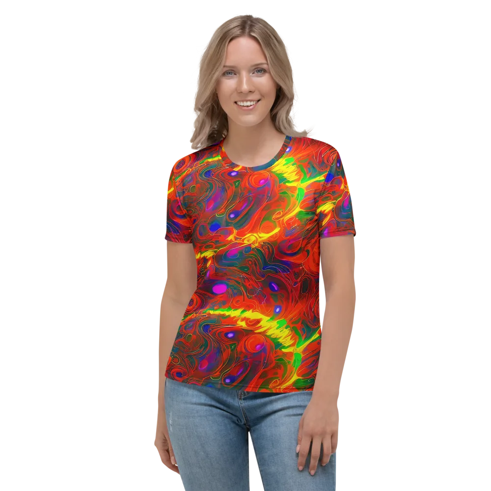Blampied Blaze on Women's Crew Neck T-Shirt — Front