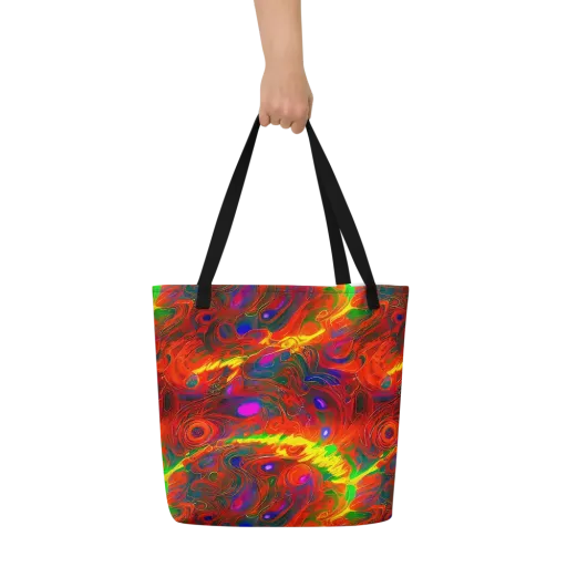 Blampied Blaze on a Large Tote Bag W/ Pocket