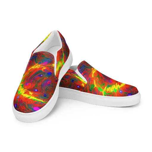 Blampied Blaze on a Women's Slip-On Canvas Shoes