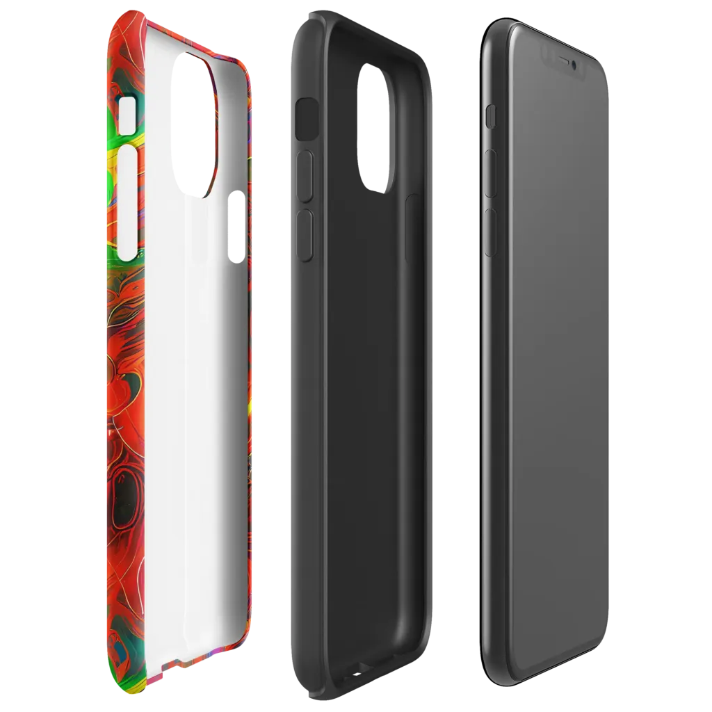Blampied Blaze on Tough Case for iPhone® — Right
