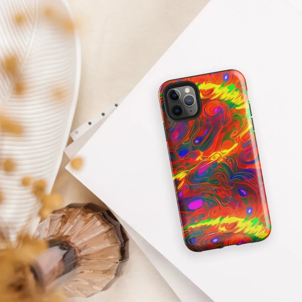 Blampied Blaze on Tough Case for iPhone® — Front
