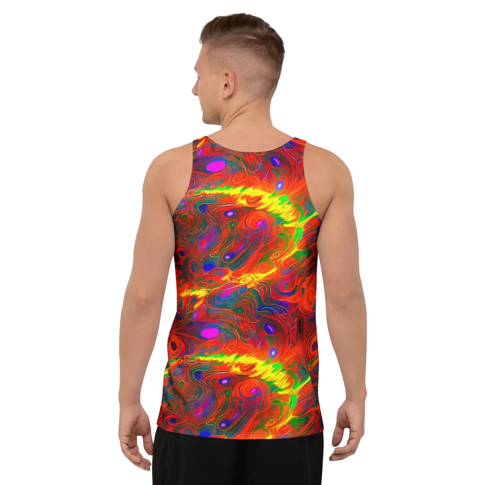 Blampied Blaze on Men's Tank Top — Back