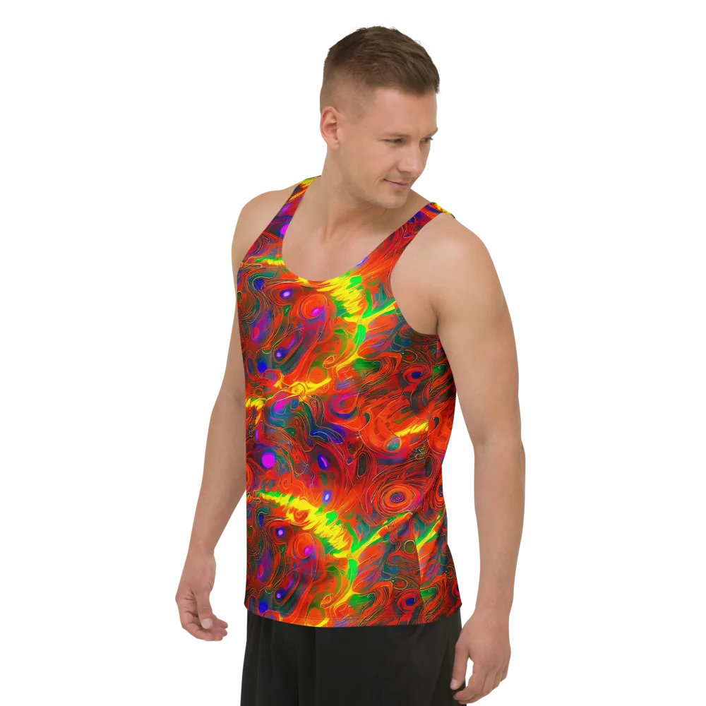 Blampied Blaze on Men's Tank Top — Left Front