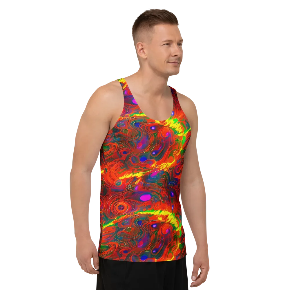 Blampied Blaze on Men's Tank Top — Right Front