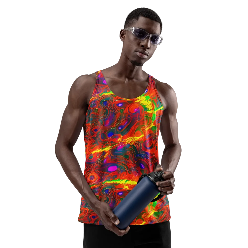 Blampied Blaze on Men's Tank Top — Front