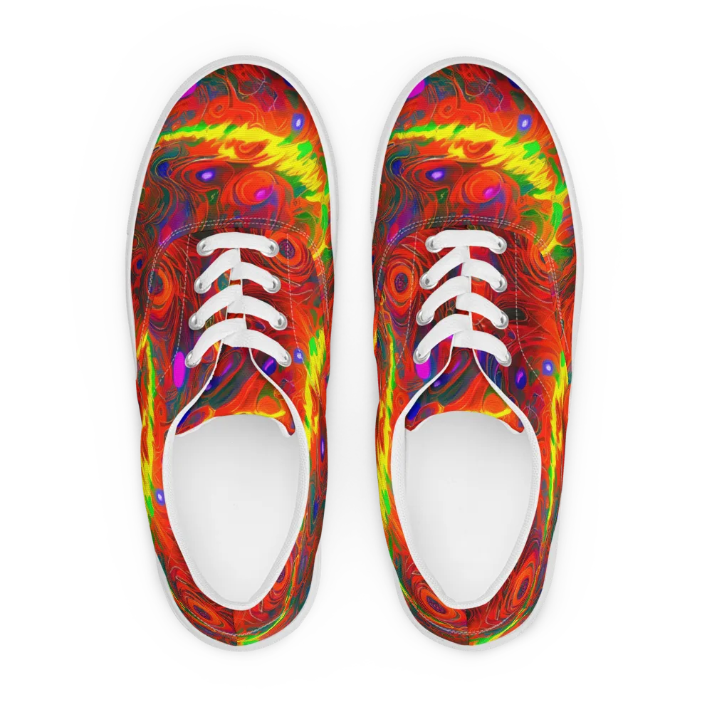 Blampied Blaze on Men's Lace-Up Canvas Shoes — Front