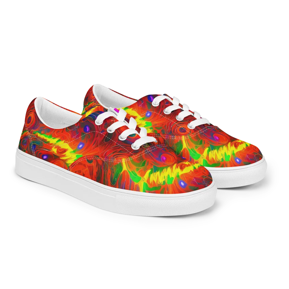 Blampied Blaze on Men's Lace-Up Canvas Shoes — Right Front