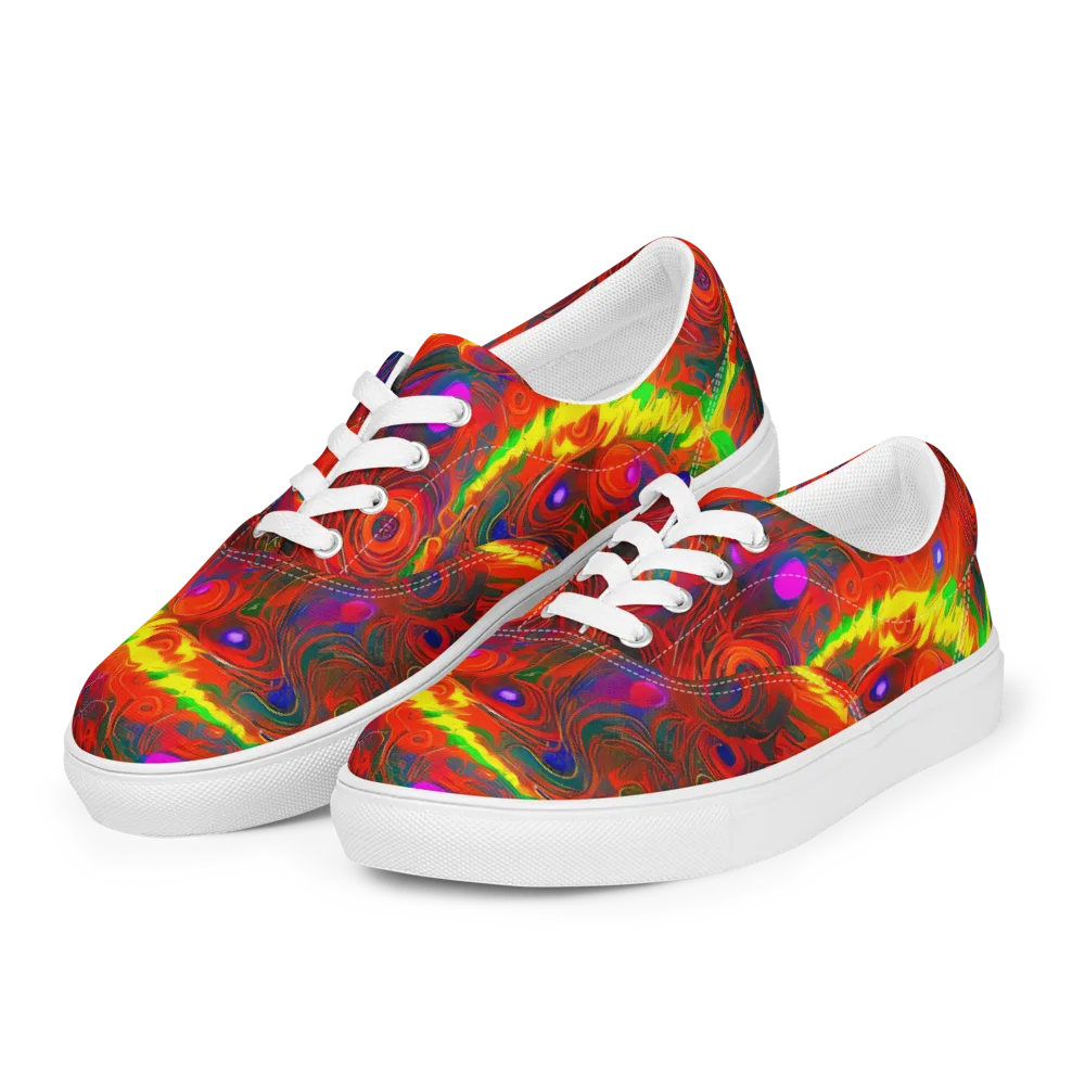 Blampied Blaze on Men's Lace-Up Canvas Shoes — Left Front