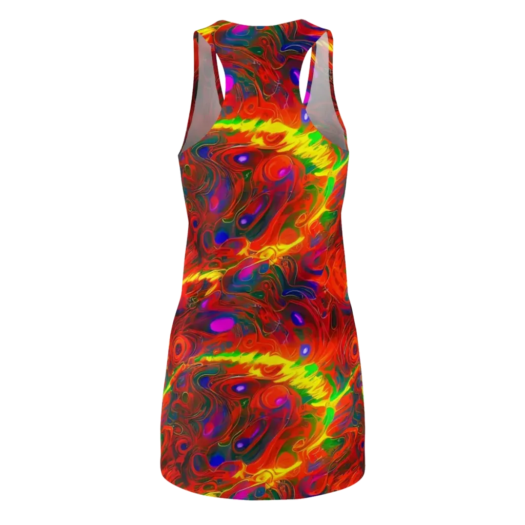 Blampied Blaze on Racerback Dress — Back