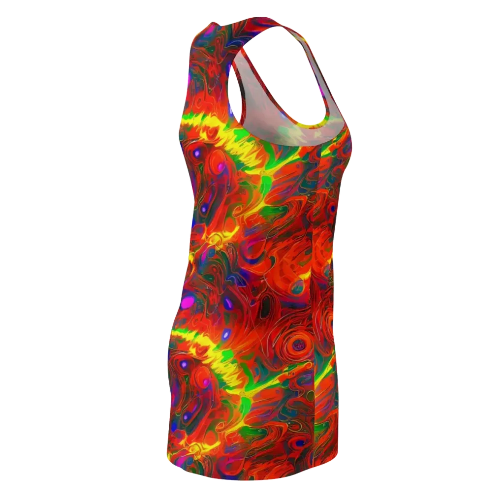 Blampied Blaze on Racerback Dress — Back Side
