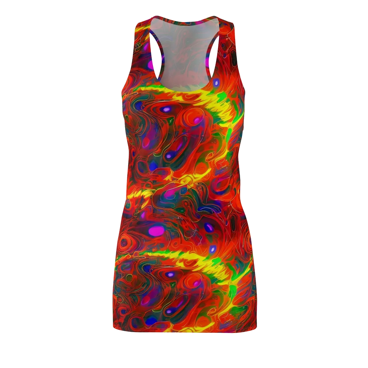 Blampied Blaze on Racerback Dress — Front