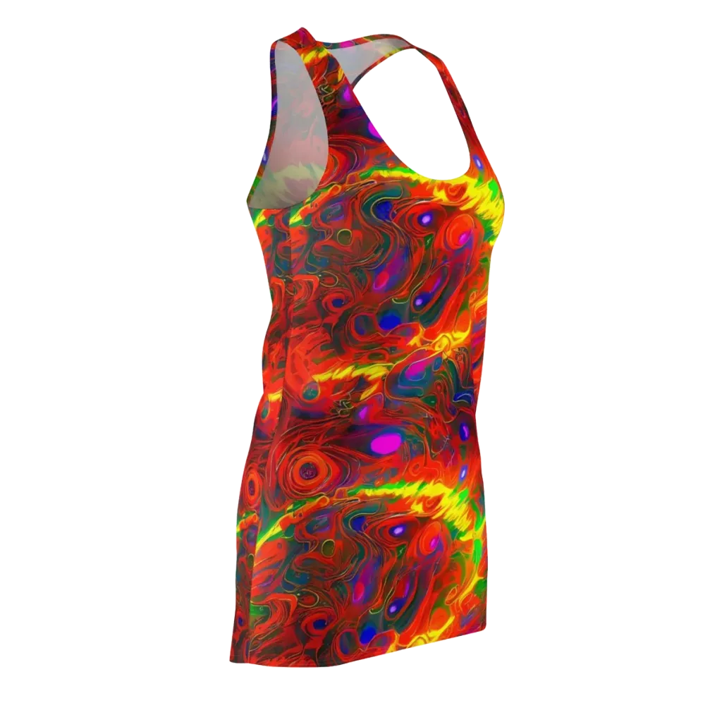 Blampied Blaze on Racerback Dress — Front Side
