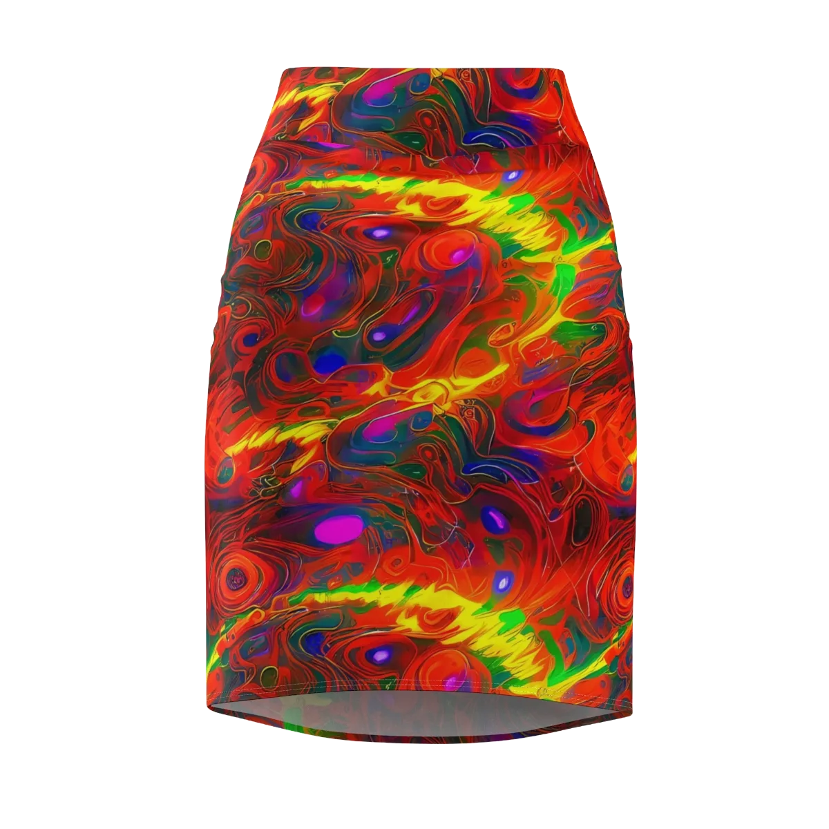 Blampied Blaze on Pencil Skirt — Front