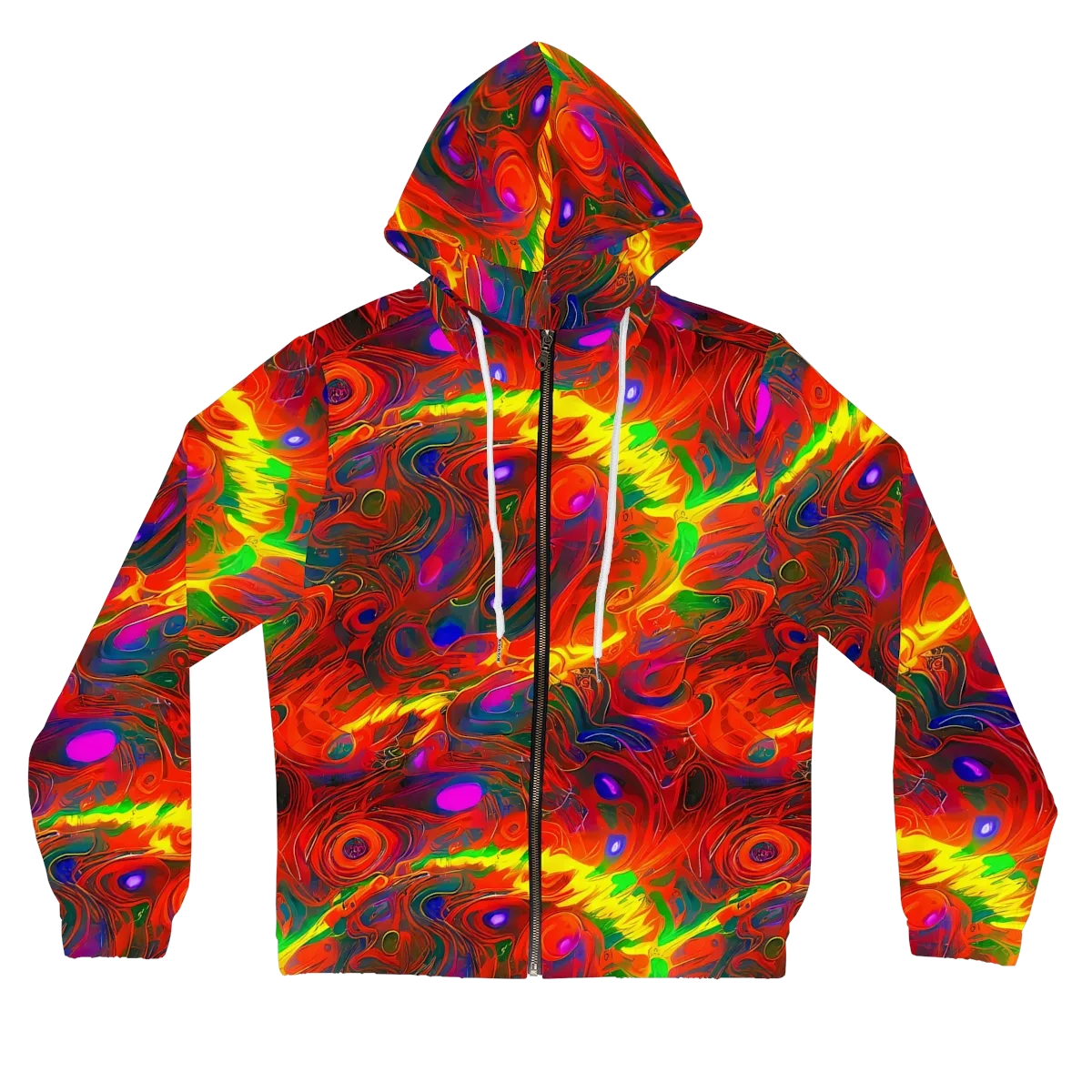 Blampied Blaze on Women's Full-Zip Hoodie — Front
