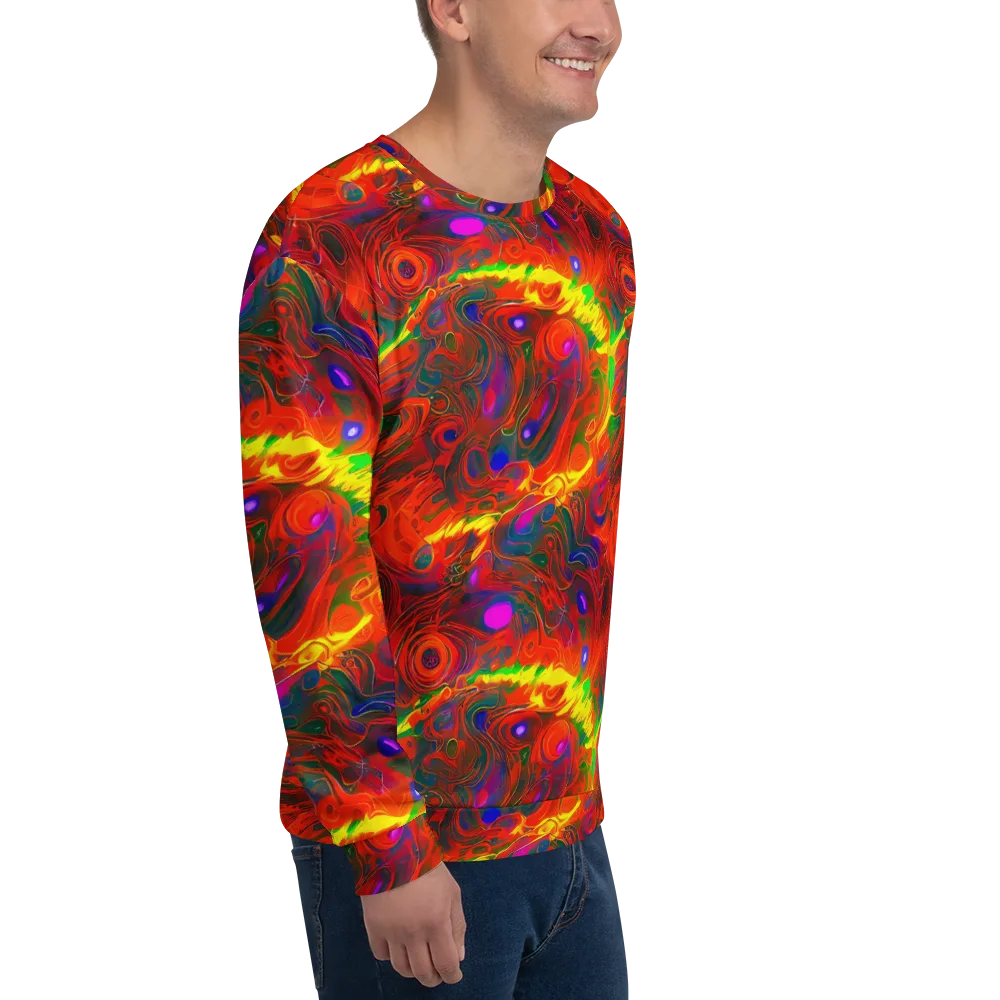 Blampied Blaze on Sweatshirt — Right Front