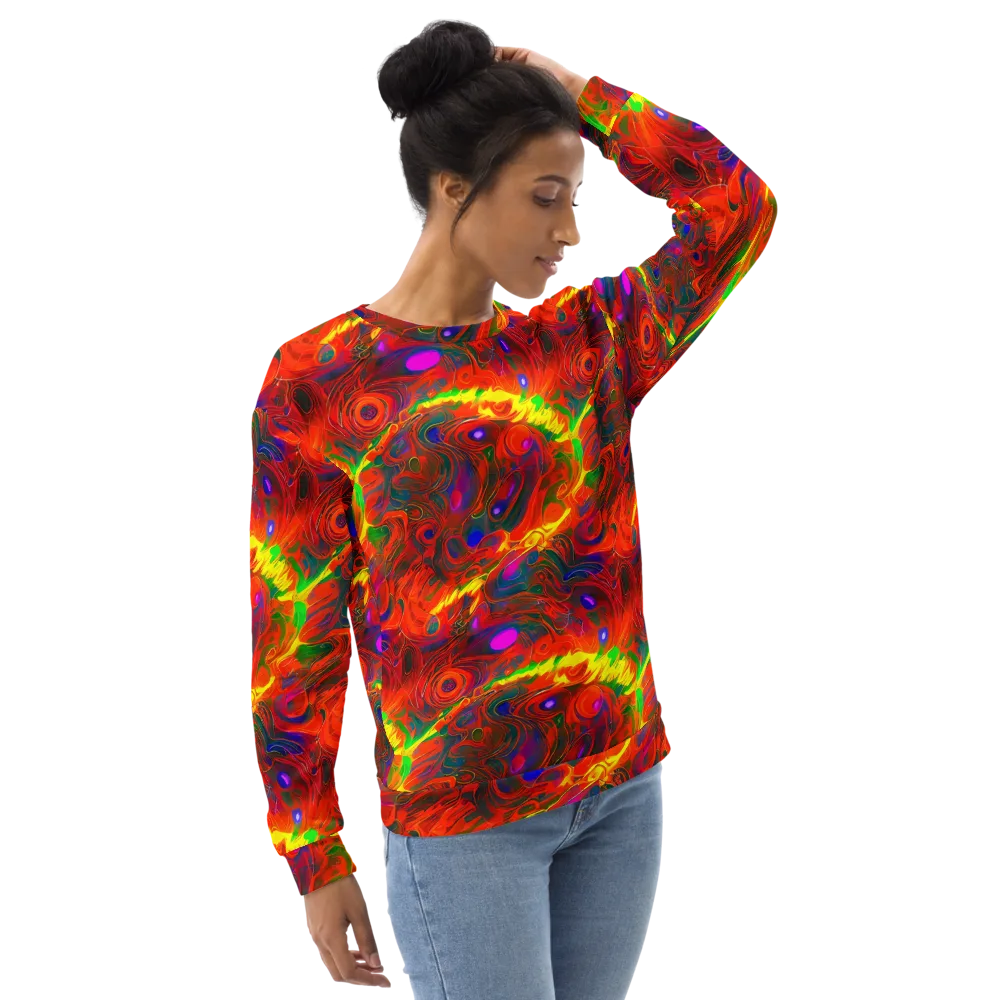 Blampied Blaze on Sweatshirt — Right Front