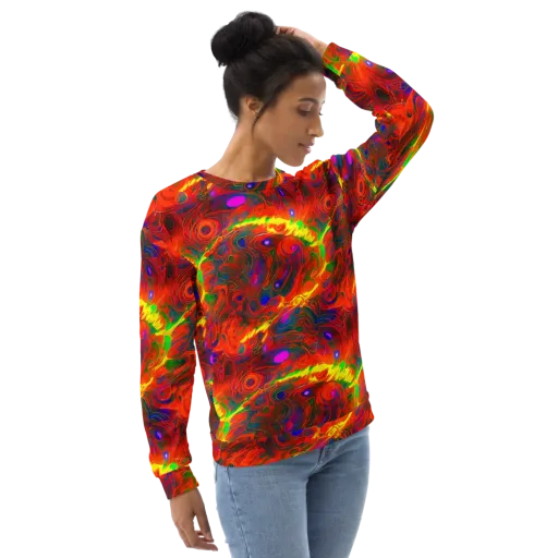 Blampied Blaze on a Sweatshirt